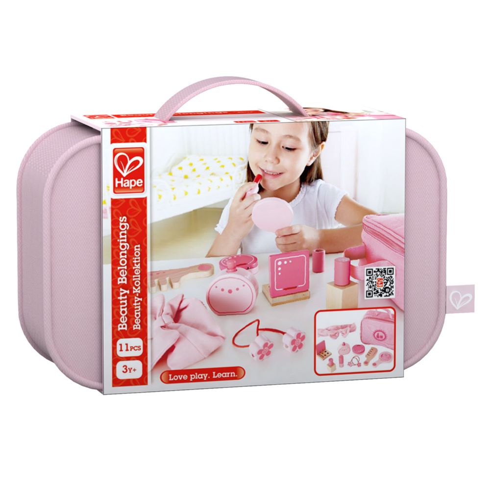 Hape Beauty Belongings wooden pretend play set for girls,shop now at the best toy shop in Qatar, the best online toy shop in Qatar with trusted toy delivery service