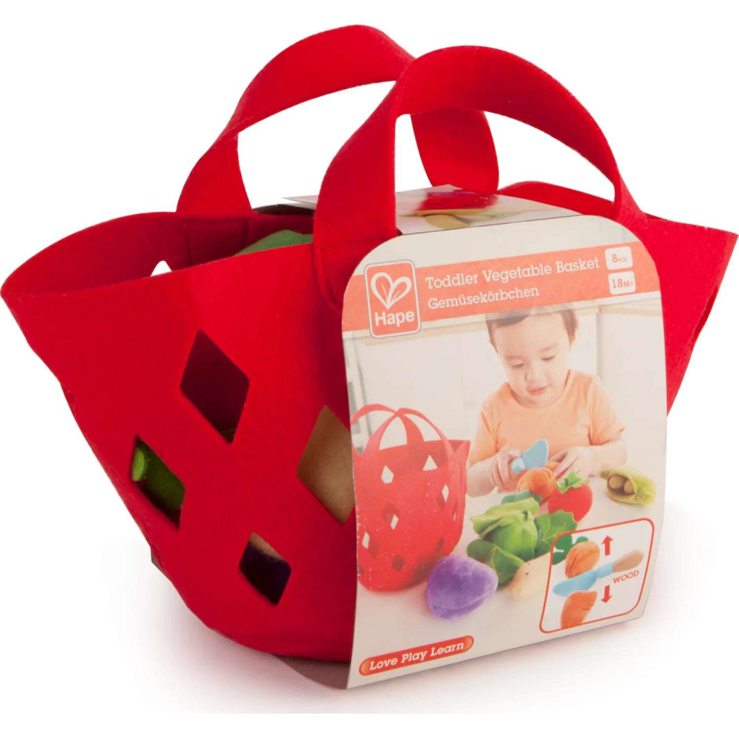 Hape wooden vegetable cutting toy set – buy kids toys online in Qatar from the best toy shop in Qatar, featured product for toddler role play with fast toy delivery service in Qatar.