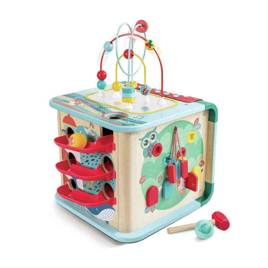 Hape Explore & Learn Musical Wooden Activity Magic Cube