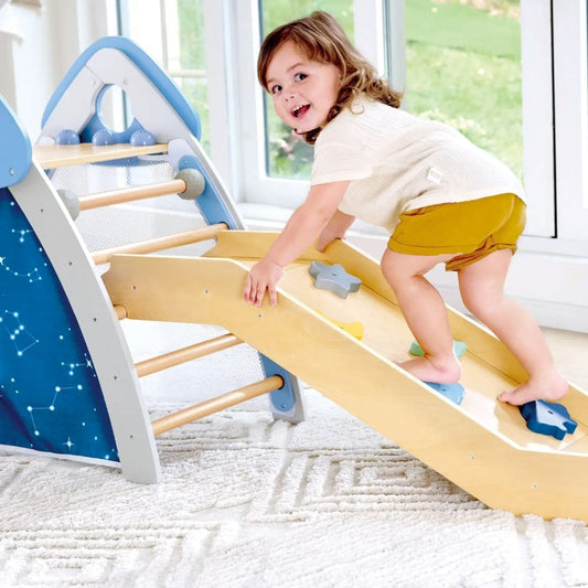 Hape 4 in1 Climb & Slide Gym Set