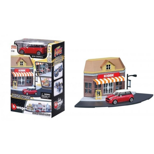 Bburago 1:43  Fire Bburago City, Kiosk Store