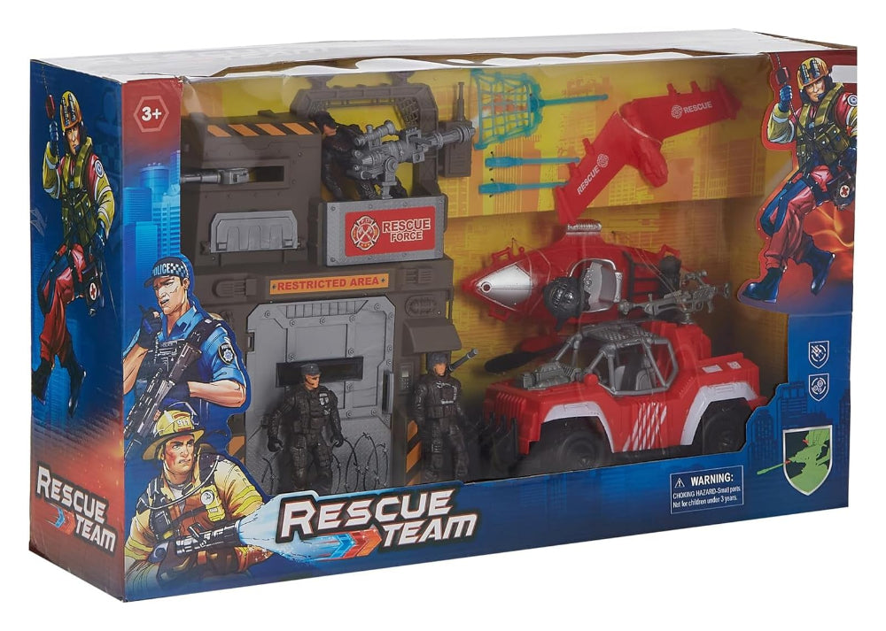 Action Rescue Toy Rescue Series Fire Fighting Bunker – London Toys