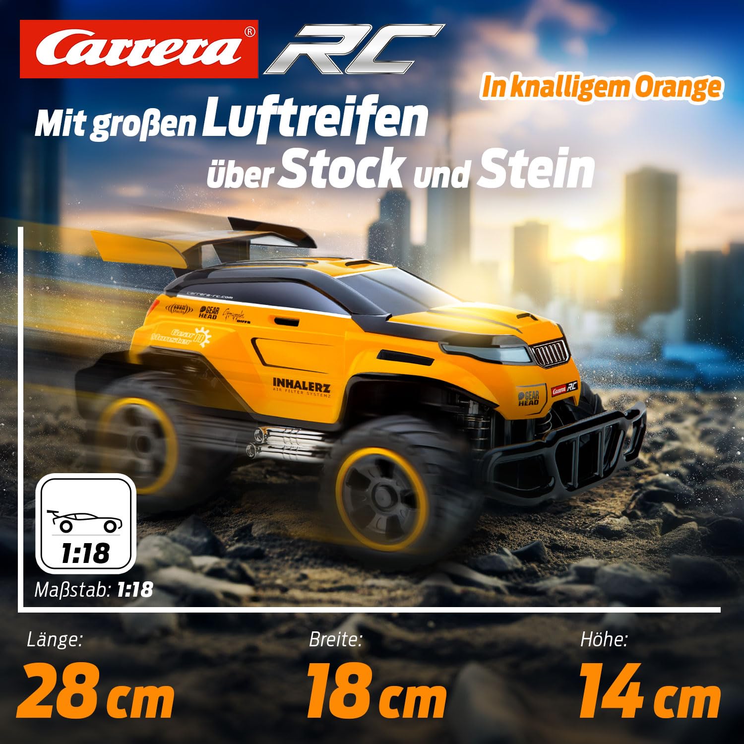 carrera gear monster Carrera Rc Gear Monster2 1:18 – London Toys