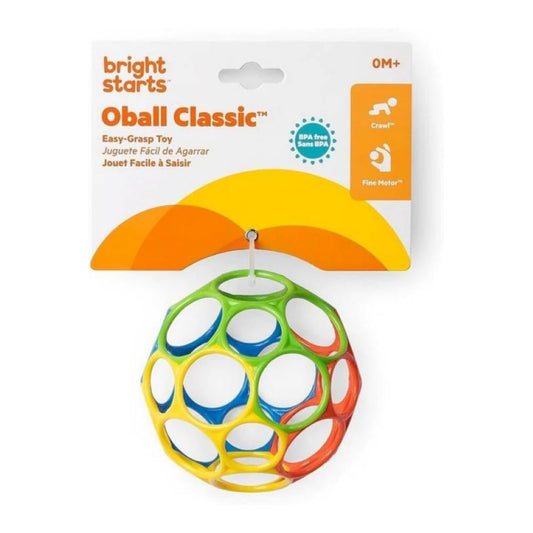 Kids playing with Bright Starts Oball Classic – best online toy shop in Qatar