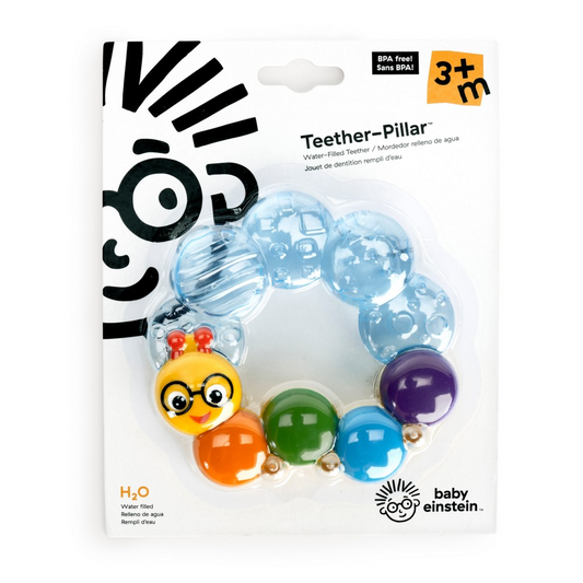 Chillable Baby Einstein teether on table – buy kids toys online in Qatar