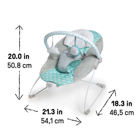 Ingenuity Bouncity Bounce Vibrating Deluxe Baby Bouncer - Goji