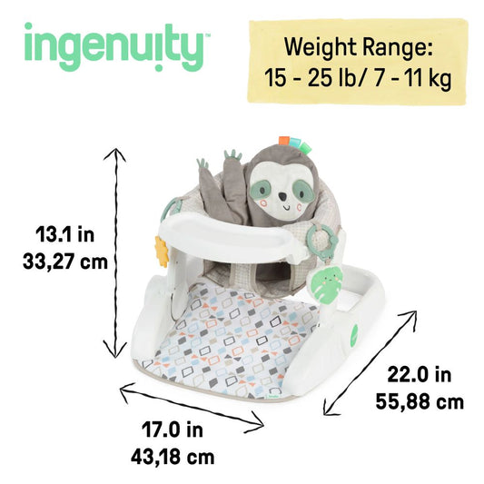 Ingenuity Prop Spot 2-In-1 Sit-Up Floor Seat - Abernathy