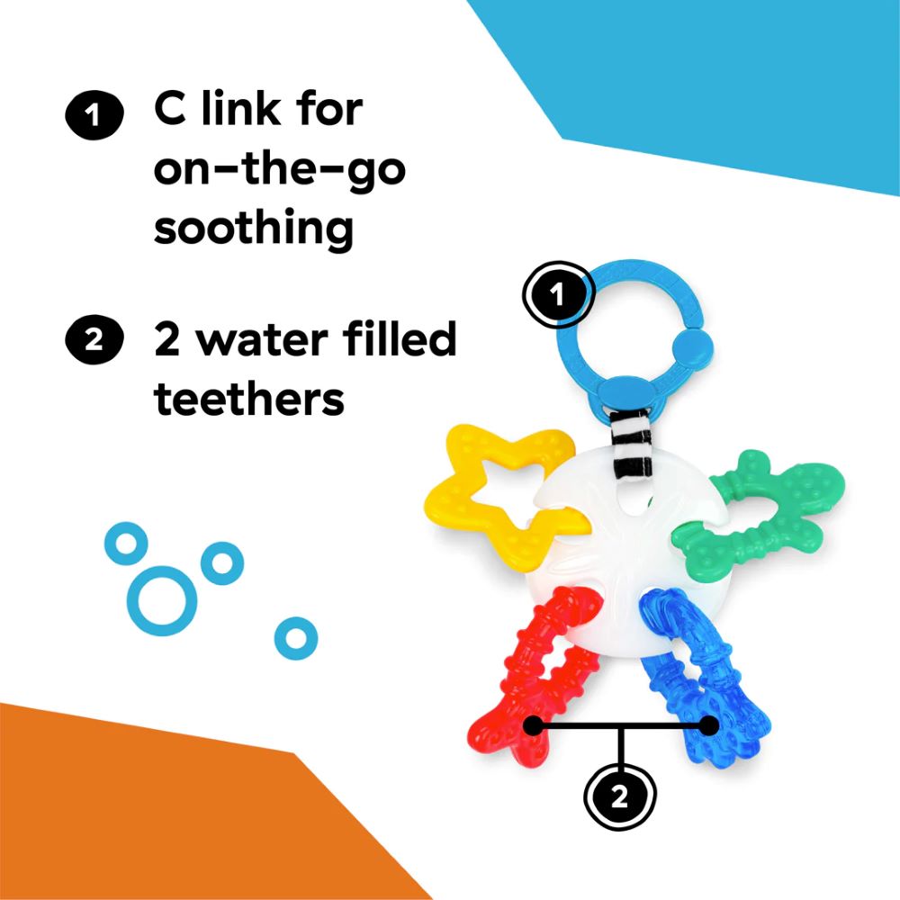 Baby Einstein Sea of Sensory Teether Toy – toy delivery service in Qatar