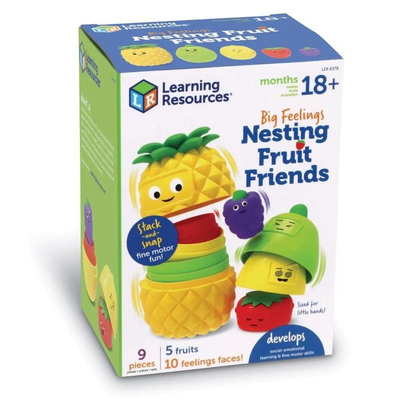 Fruit Learning Rescuorses Learning Resources Big Feelings Nesting Fruit Friends – London Toys