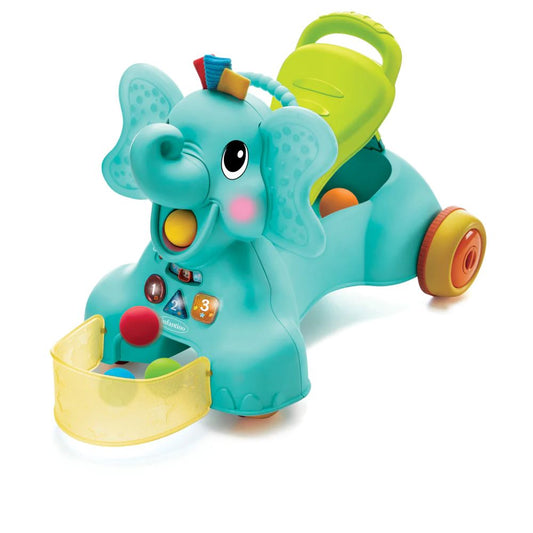 Infantino 3 In 1 Sit, Walk & Ride Elephant Activity Walker