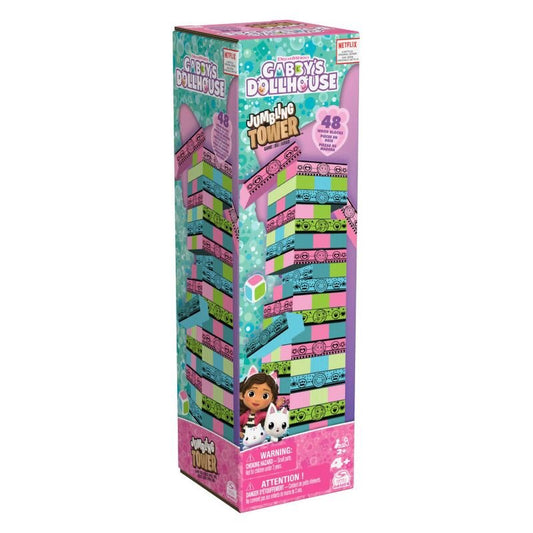 Gabbys Dollhouse Jumbling Tower Game