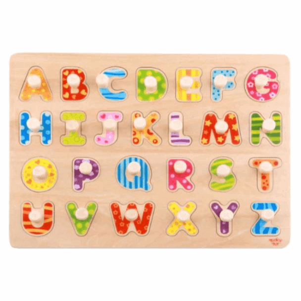 Tooky Toy - Alphabet Puzzle - My Wooden Toys