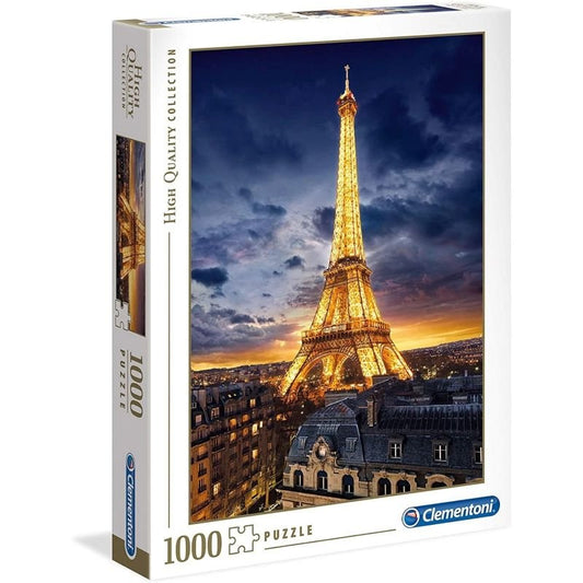 Clementoni Night View Of Eiffel Tower 1000 Pieces