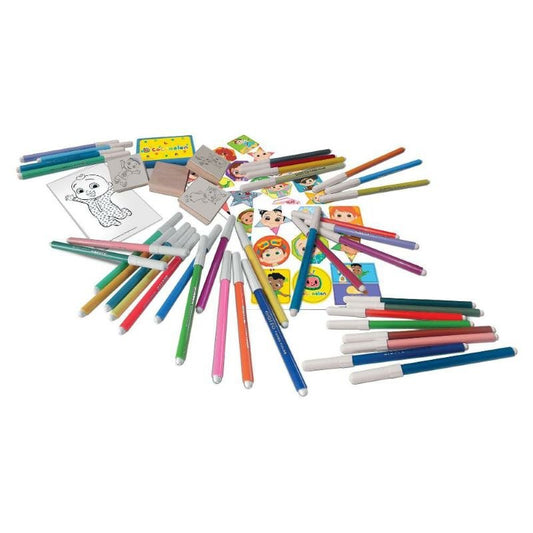 Multiprint Cocomelon Coloring Kit With 60 Felt-tip Pens