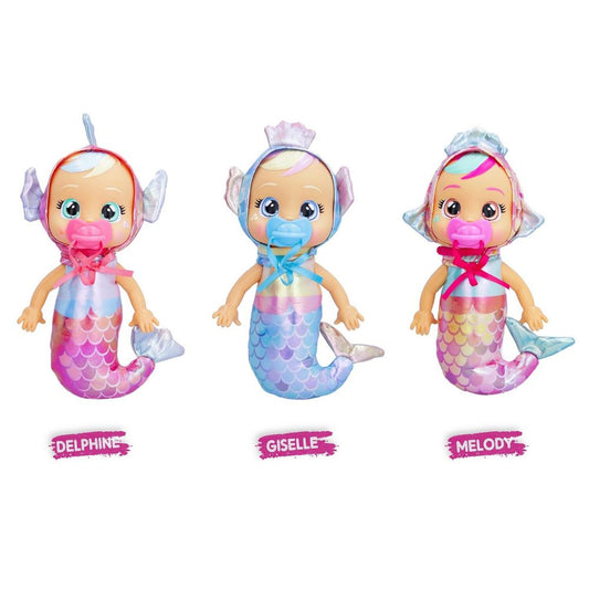 IMC Toys - Cry Babies Tiny Cuddles Mermaids Kids Play Doll (Assorted) - 1PC