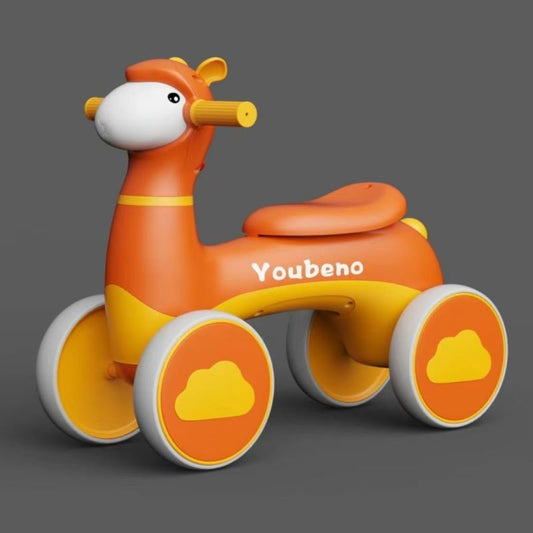 Smart Balance Bike With Light And Sound - Orange