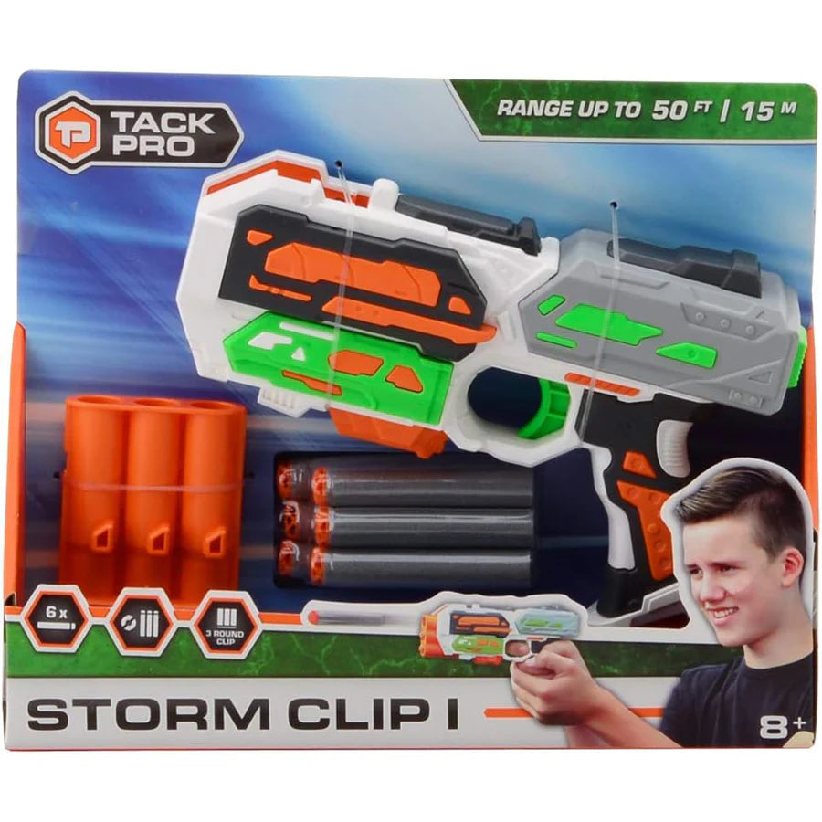 Tack Pro Tack Pro® Storm Clip I With 3 Round Clip And 6 Darts, 20 Cm – London Toys
