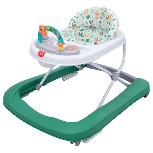 Moon Stride Height Adjustable Walker With Music - Green