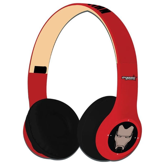 Dynamic Sports 2-in-1 Bluetooth Wireless Headphones - Marvel Ironman Edition