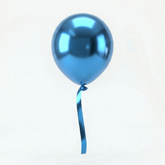 Metallic Blue Helium Balloon – Single