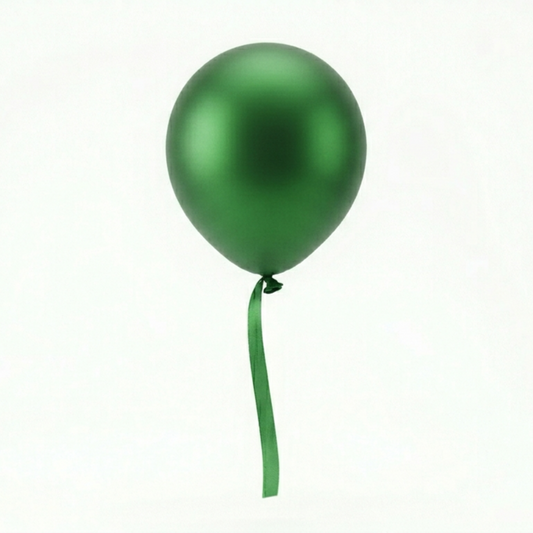 Metallic Green Helium Balloon – Single