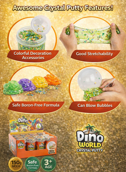 Greateam - DINO WORD-CRYSTAL PUTTY