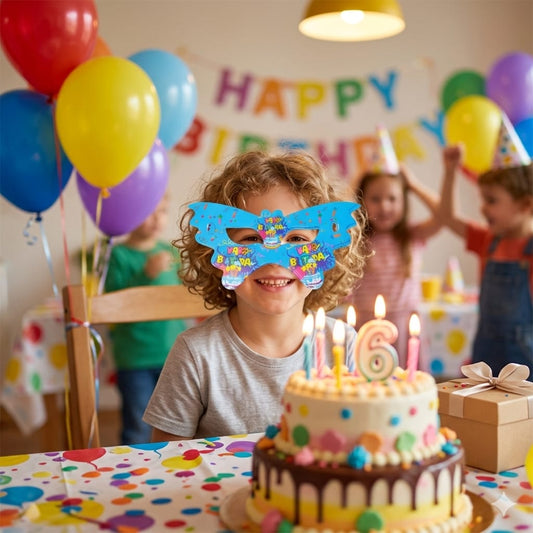 Party Paper Eye Mask (Happy Birthday – 6PC pack