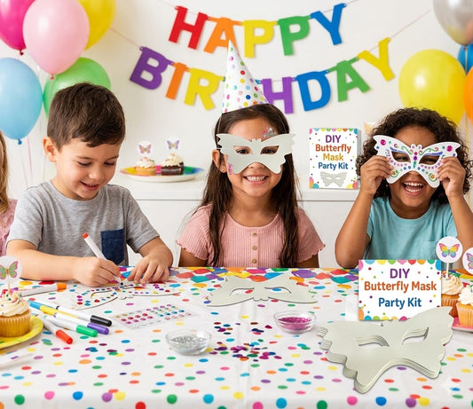 Party Paper Eye Mask – 6PC Pack white