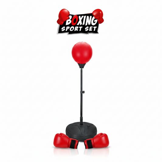 Boxing Sport Set – Adjustable Punching Ball for Kids