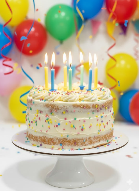 PARTY CANDLE MULTICOLOUR 12PCS