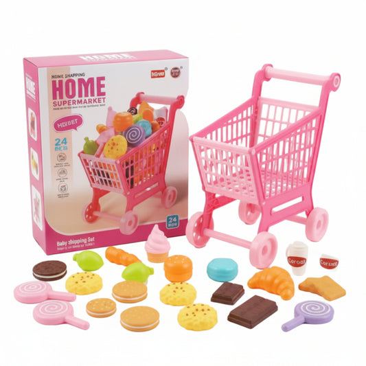 Shopping cart with dessert / supermarket play set