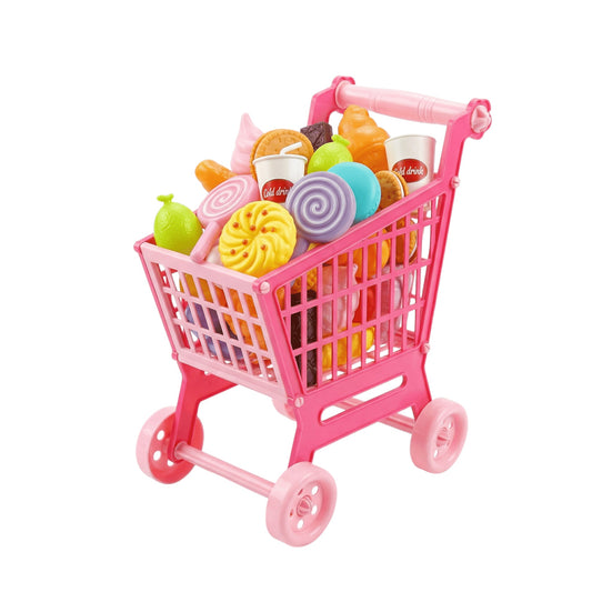 Shopping cart with dessert / supermarket play set