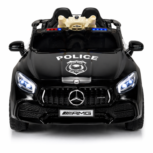 Police Benz Ride On Car 12V | Kids Electric Ride On Car | Remote Control Toy Car