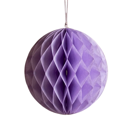 Paper Honeycomb Decoration 23cm – 1.Piece(Voilet)