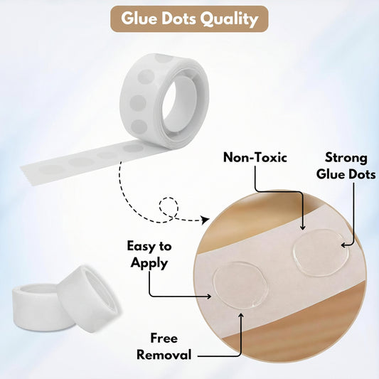 Glue Dots for Balloons & Decorations 2.pcs pack (200 PCS Glue Dots)