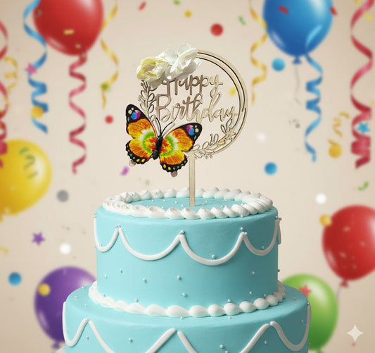 ITALO- Happy Birthday  Cake topper