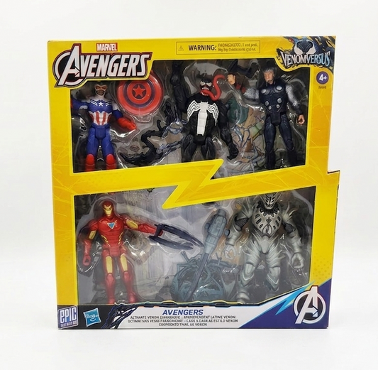 Marvel Avengers Venomverse Epic 5-Pack – Action Figure Set