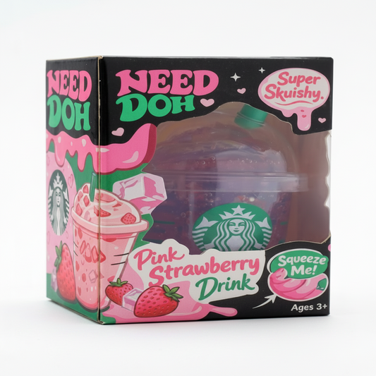 NeeDoh Super Squishy Strawberry Drink