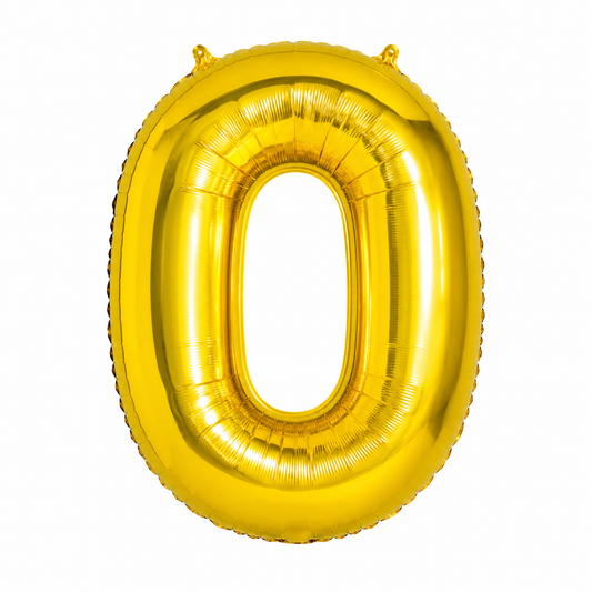 16" Foil Balloon Number "0"