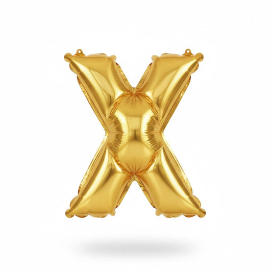 16" Foil Balloon Letter "X"