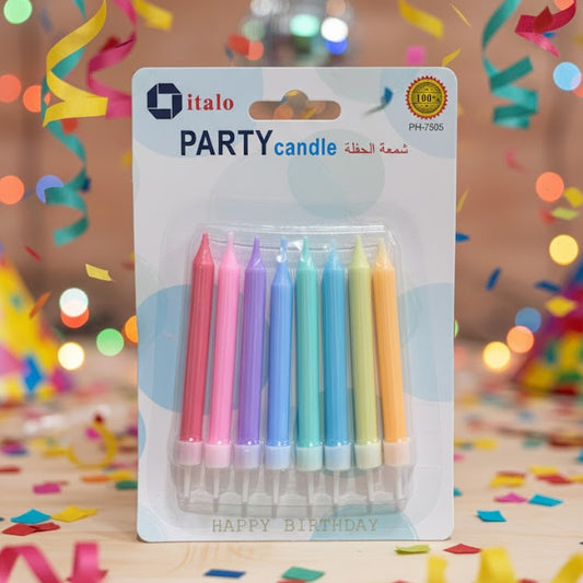 Happy birthday Candle (8 PCS)
