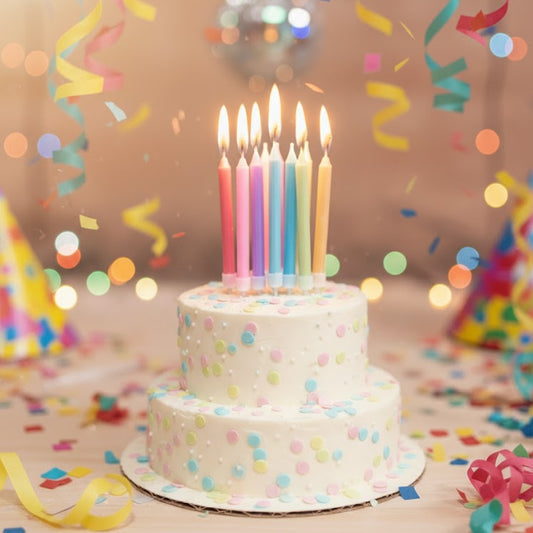 Happy birthday Candle (8 PCS)