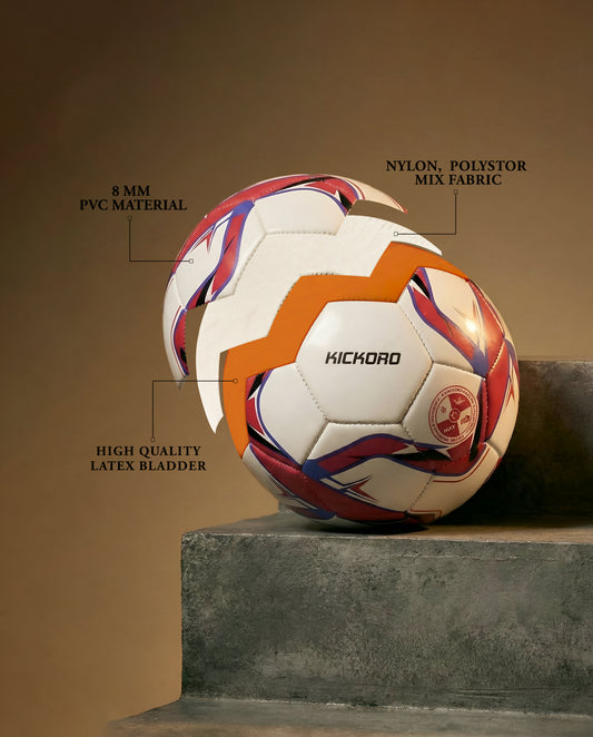 Captain Football Kickoro Size 4 | Training Soccer Ball | Kids & Youth Practice Football