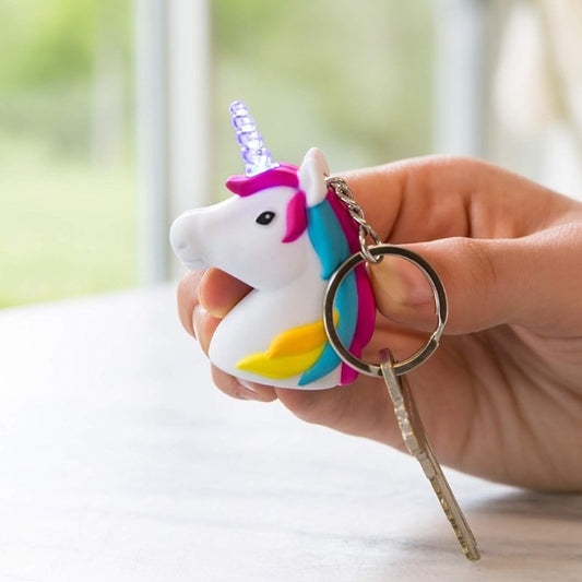 Kikkerland Unicorn Led Keychain