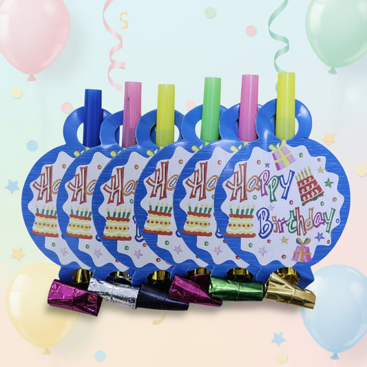 Happy Birthday Party Blow Out – 6 Piece Set