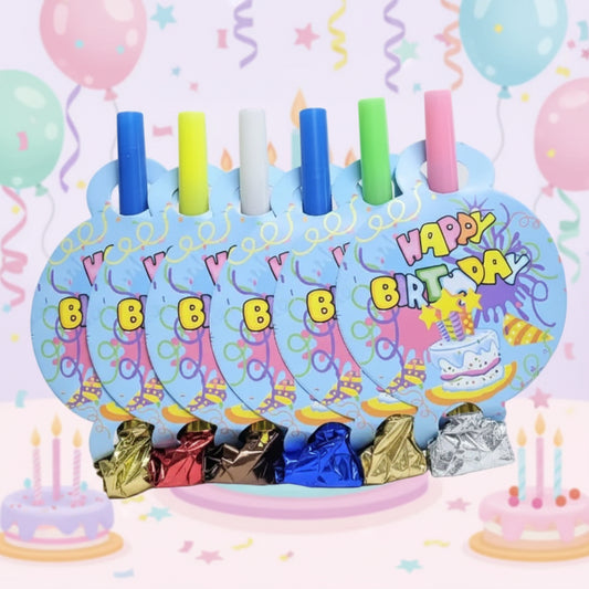 Happy Birthday Party Blow Out – 6 Piece Set