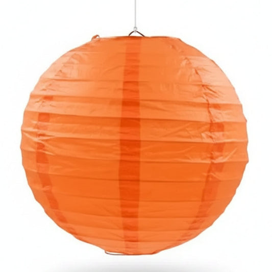 Paper Lantern Round  10-Inch (1.Pc Orange )
