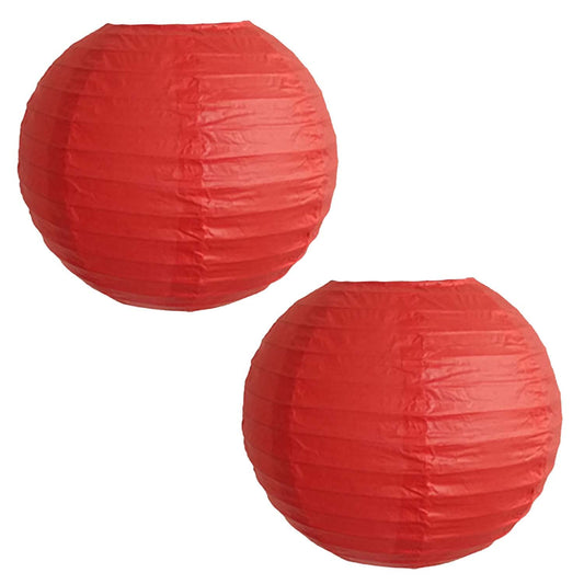 Paper Lantern Round 10-Inch (1.Pc Red)