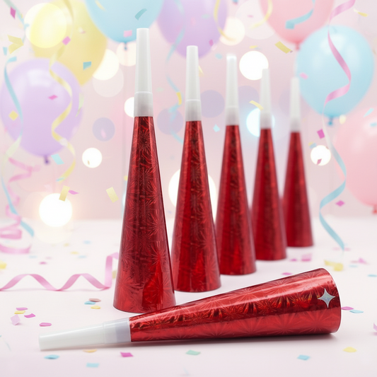 Party Blowouts Metallic Assorted – 6 Pieces