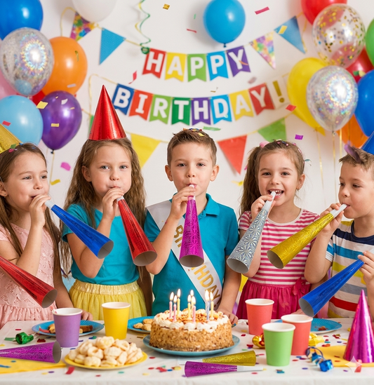 Party Blowouts Metallic Assorted – 6 Pieces